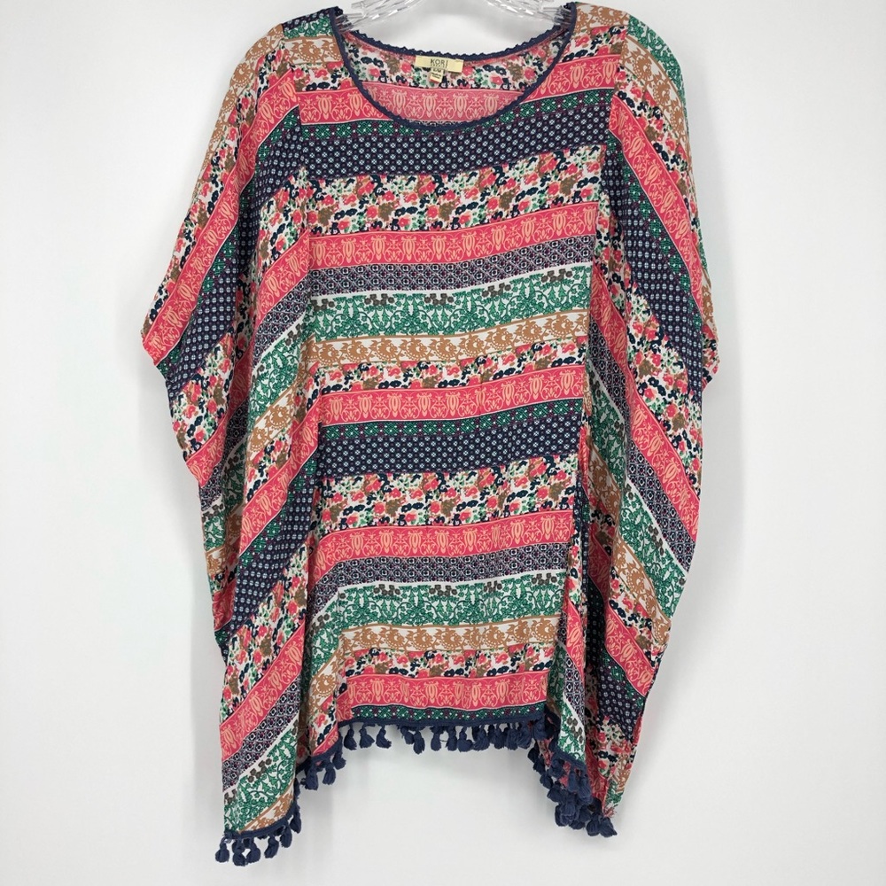 Kori America Multicolored Tassel Top Size Small/Medium